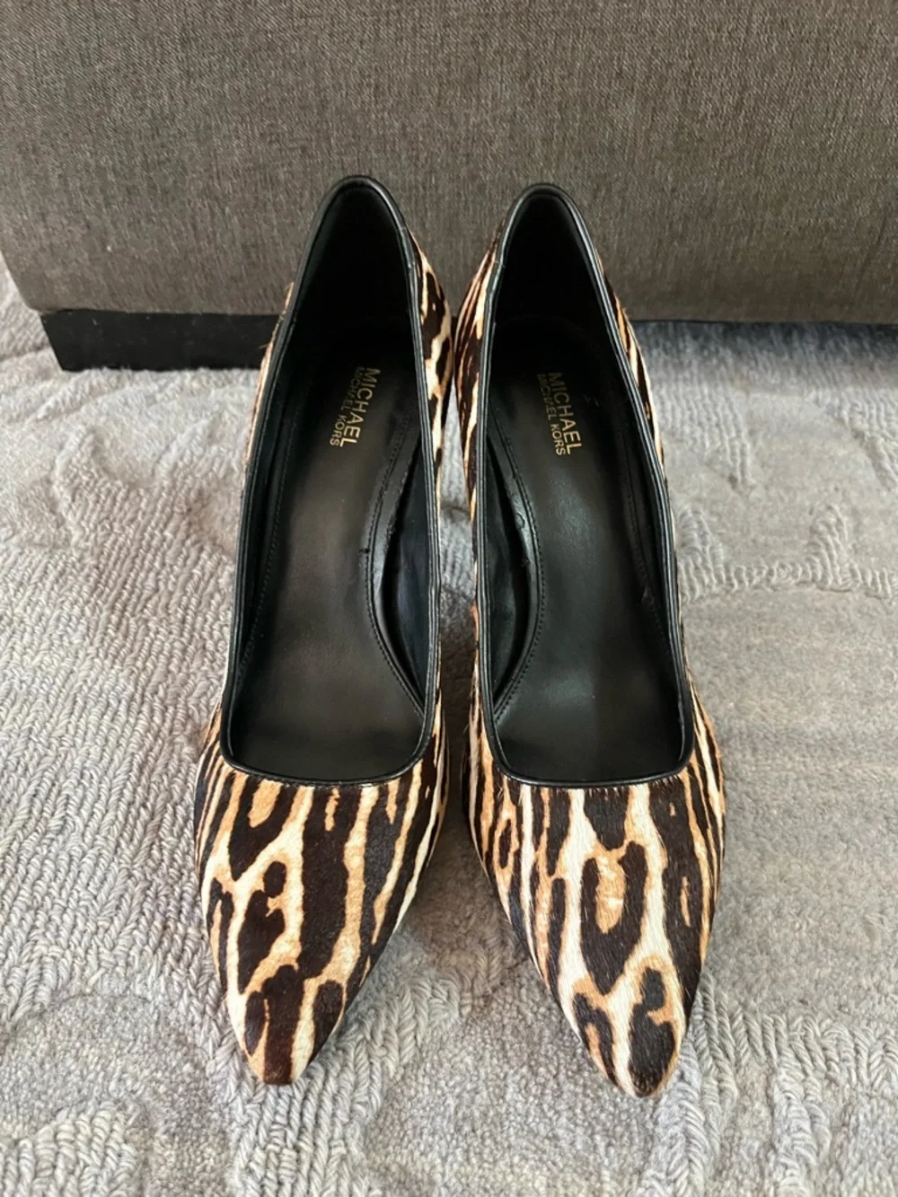 Michael Kors Dorothy Flex Pump Tiger Animal Print Calf Hair Heels 8M